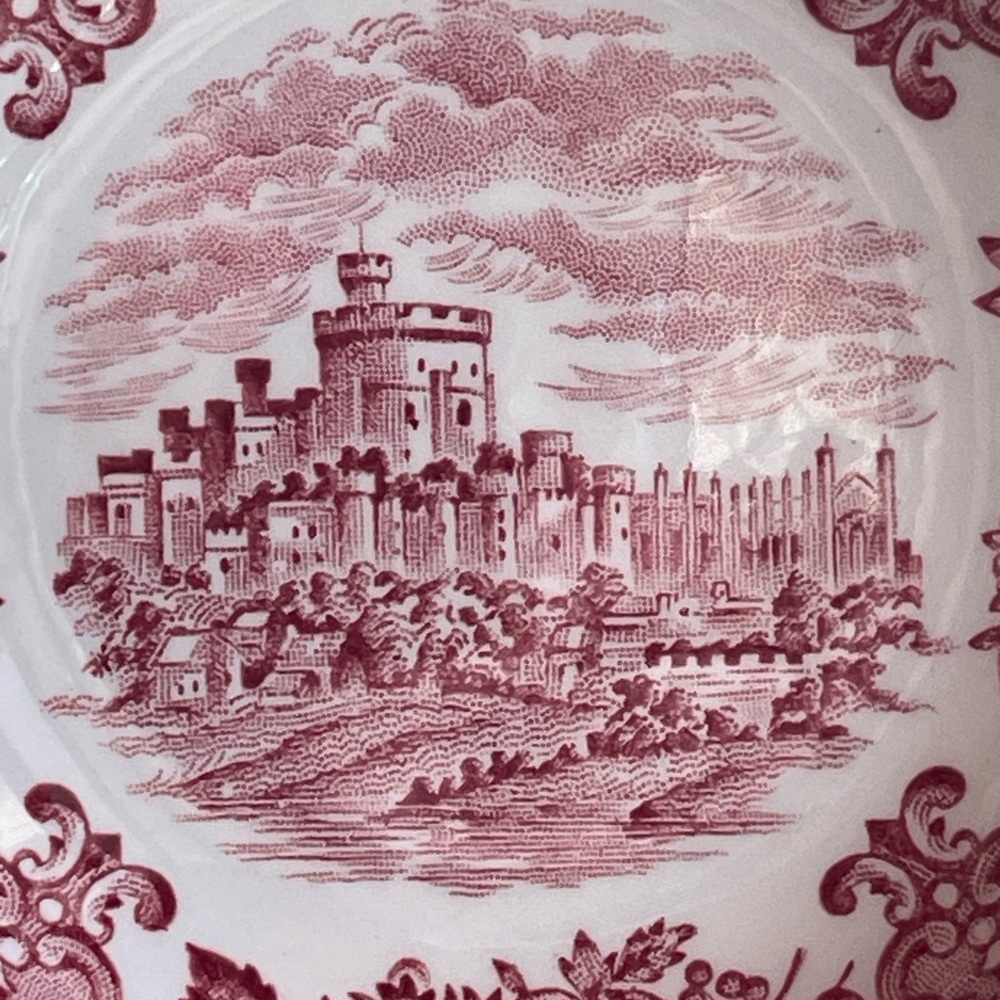 Vintage collectible dish Windsor Castile Wedgewood red - Picture 5 of 7